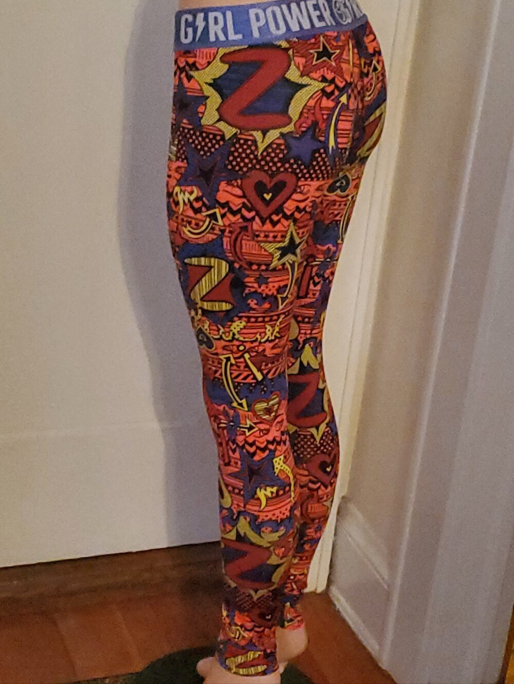 Zumba- Girl Power Dance  WorkOut Leggings - Size Medium M - Picture 3 of 6